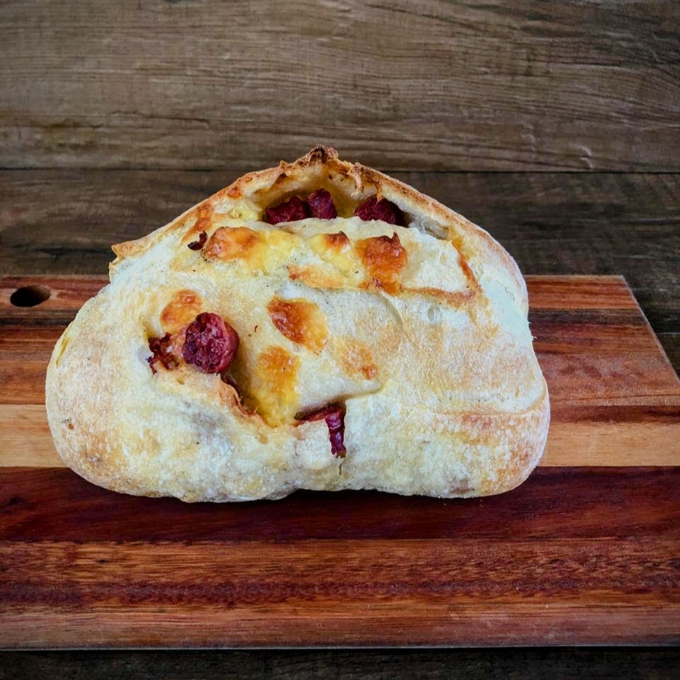 Pão Rustico Linguiça