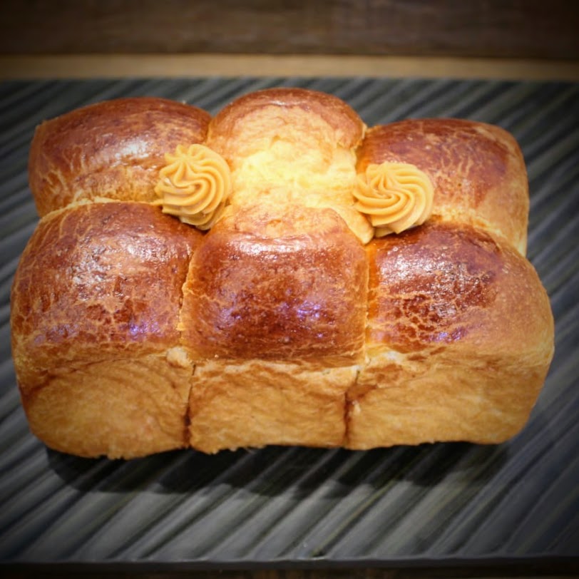 Brioche Recheado de Doce de Leite