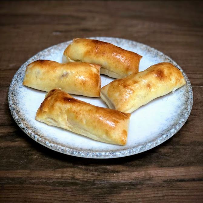 Mini Enroladinho de Presunto e Queijo